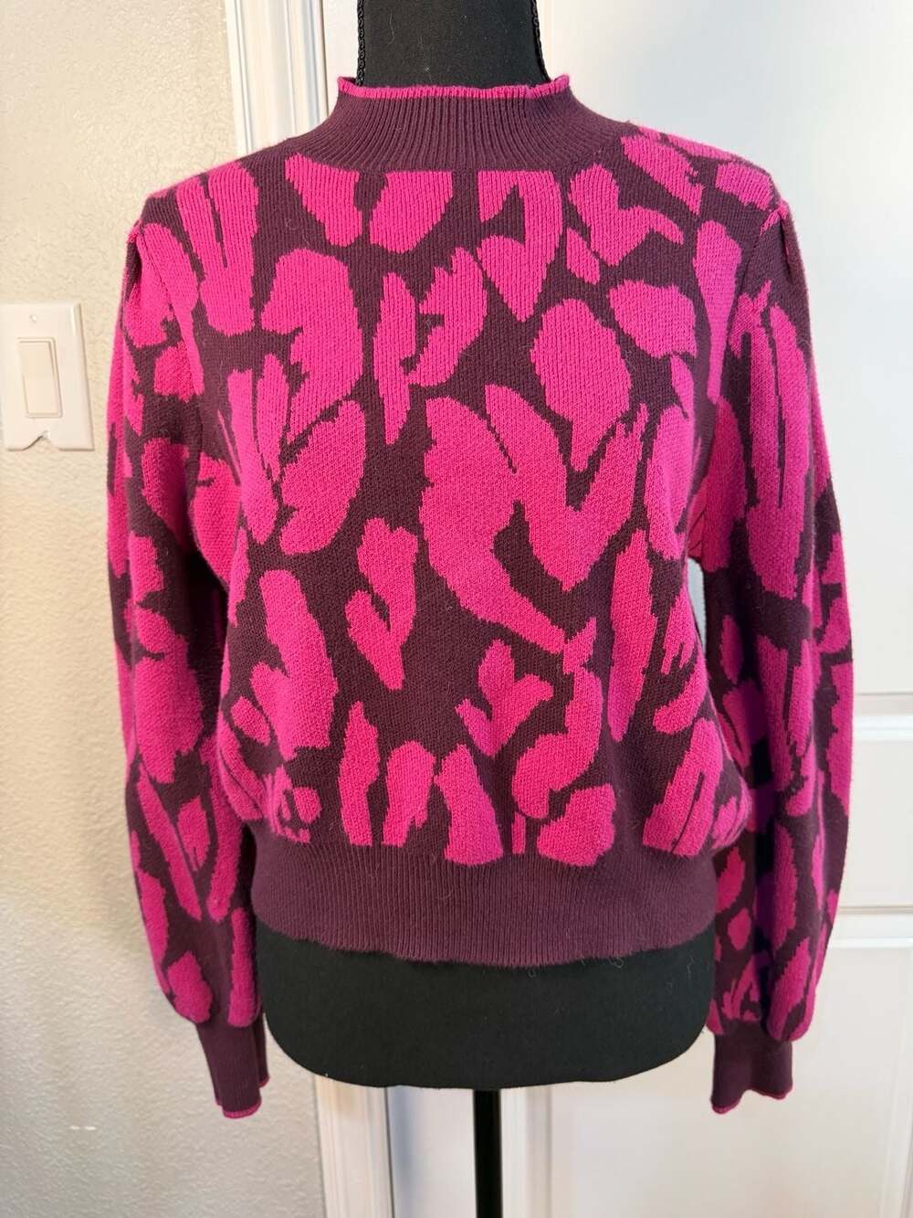 Who What Wear Leopard Print Sweater